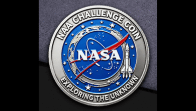 NASA Lunar Astronaut Year Mission Challenge Coin