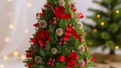 Christmas flower delivery service