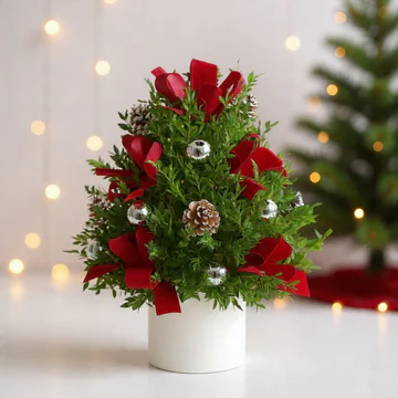 Christmas flower delivery service