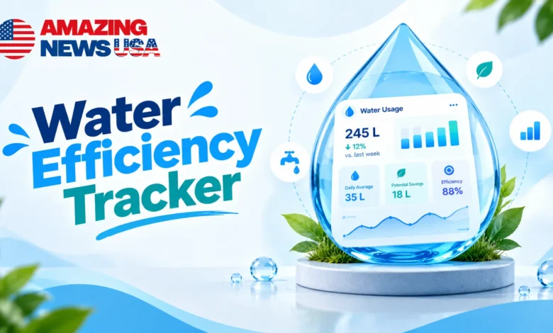 water efficiency tracker by amazingnewsusa.com