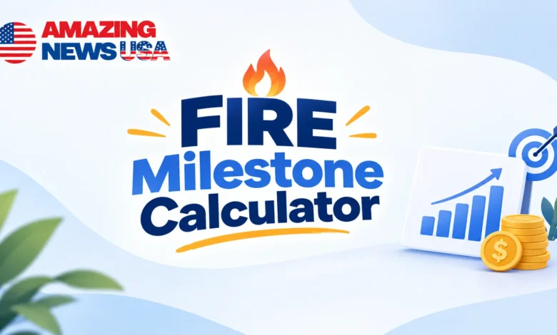 FIRE Milestone Calculator by amazingnewsusa.com